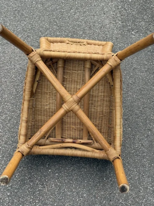 Pamono Vintage Wicker Chairs, Set of 4