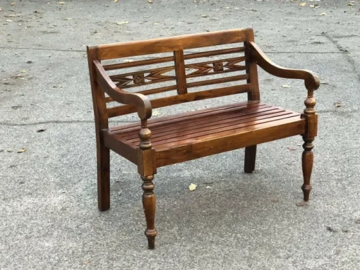 Pamono Vintage Windsor Wooden Bench Discount