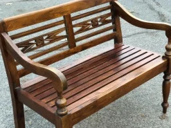 Pamono Vintage Windsor Wooden Bench Discount