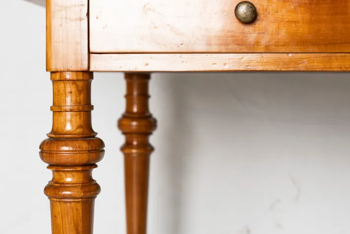 Pamono Vintage Wood Desk, 1920s Outlet