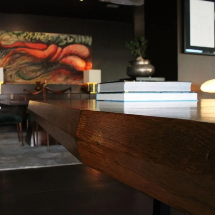 Pamono Vintage Wooden Conference Table Sale