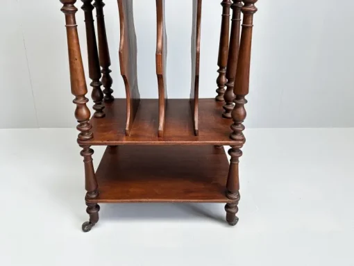 Pamono Vintage Wooden Etagere on Castors New