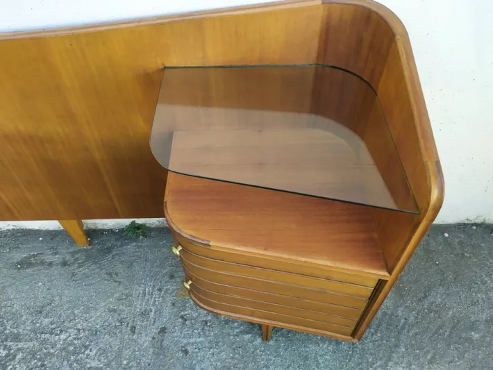 Pamono Vintage Wooden Headboard, 1960s Clearance