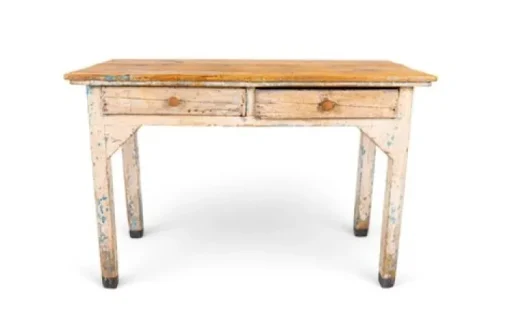 Pamono Vintage Wooden Worktable with Drawers Sale