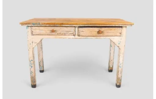 Pamono Vintage Wooden Worktable with Drawers Sale
