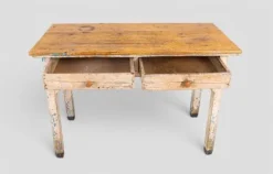 Pamono Vintage Wooden Worktable with Drawers Sale