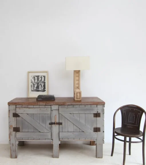 Pamono Vintage Workbench in Pine, 1920s Best