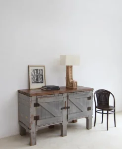 Pamono Vintage Workbench in Pine, 1920s Best