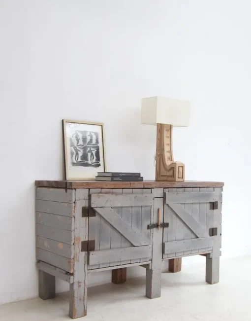 Pamono Vintage Workbench in Pine, 1920s Best