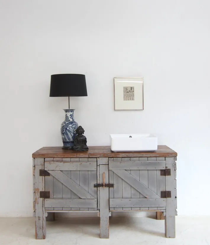 Pamono Vintage Workbench in Pine, 1920s Best