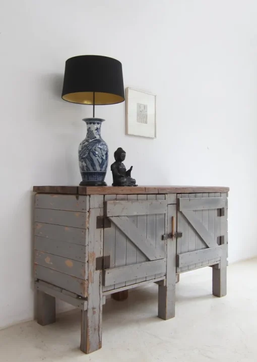 Pamono Vintage Workbench in Pine, 1920s Best