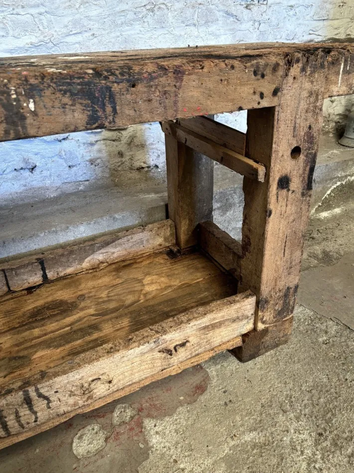 Pamono Vintage Workbench in Wood Best