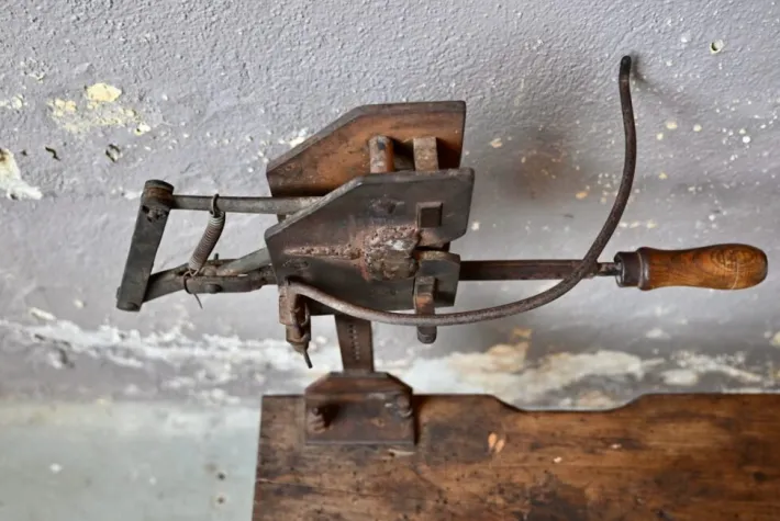 Pamono Vintage Workshop Workbench, 1940s