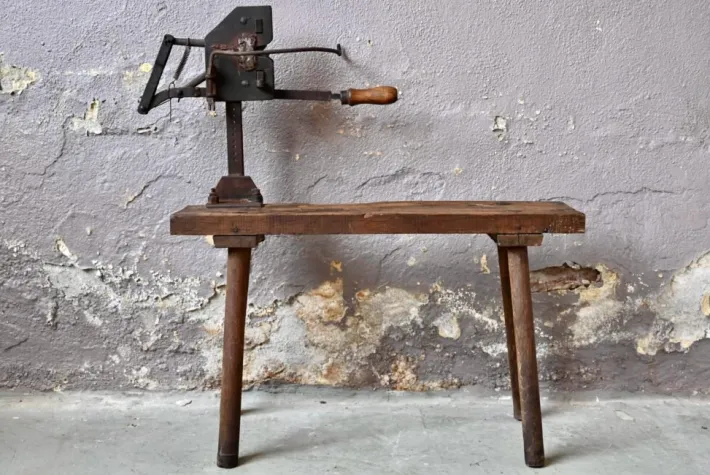 Pamono Vintage Workshop Workbench, 1940s