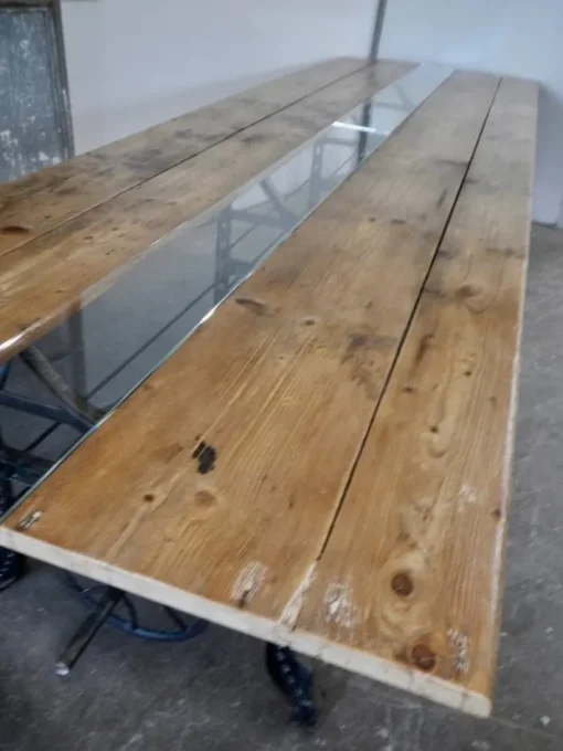 Pamono Vintage Worktable in Cast Iron, 1920