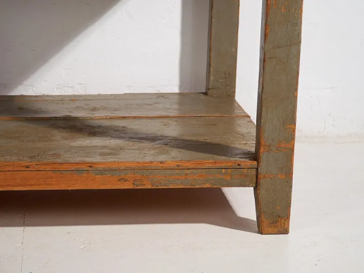 Pamono Vintage Worktable in Olive Green, 1920 Best