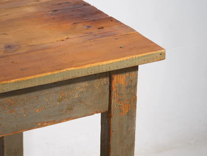 Pamono Vintage Worktable in Olive Green, 1920 Best