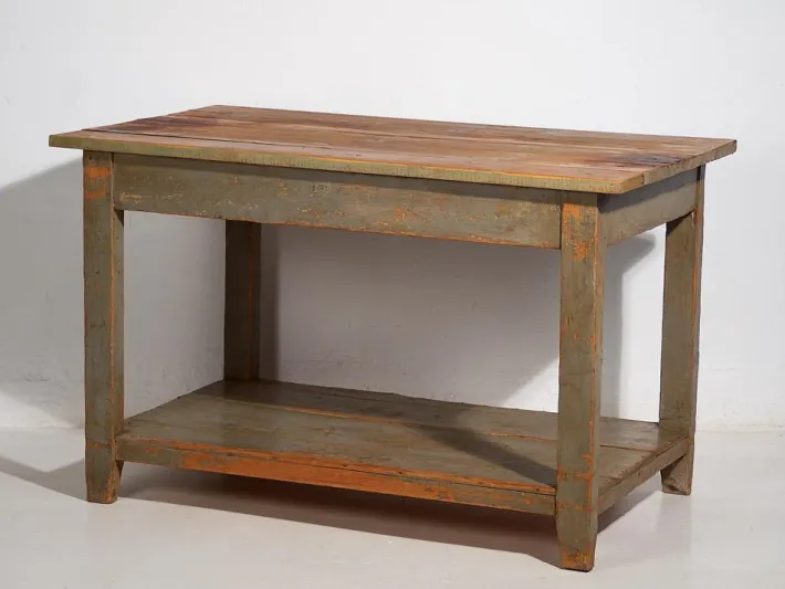 Pamono Vintage Worktable in Olive Green, 1920 Best