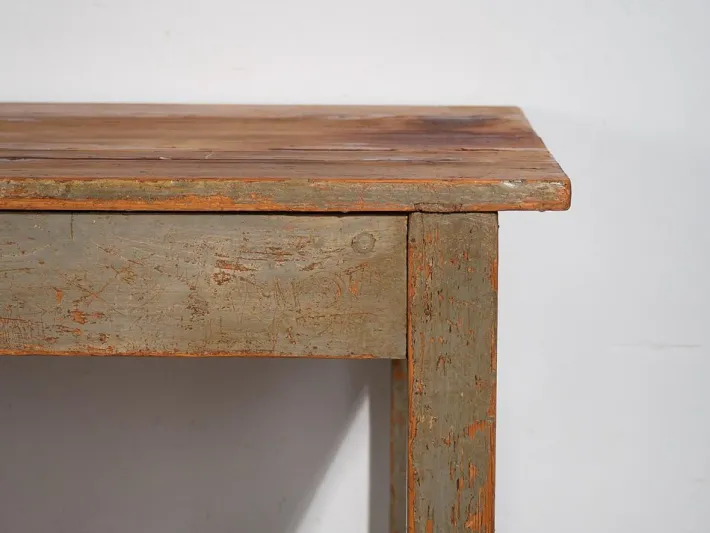 Pamono Vintage Worktable in Olive Green, 1920 Best