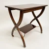 Pamono Vintage X-Frame Side Table on Wheels Sale