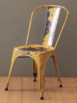 Pamono Vintage Yellow Chair by Xavier Pauchard for Tolix, 1930s