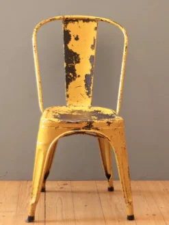 Pamono Vintage Yellow Chair by Xavier Pauchard for Tolix, 1930s
