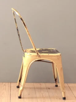 Pamono Vintage Yellow Chair by Xavier Pauchard for Tolix, 1930s