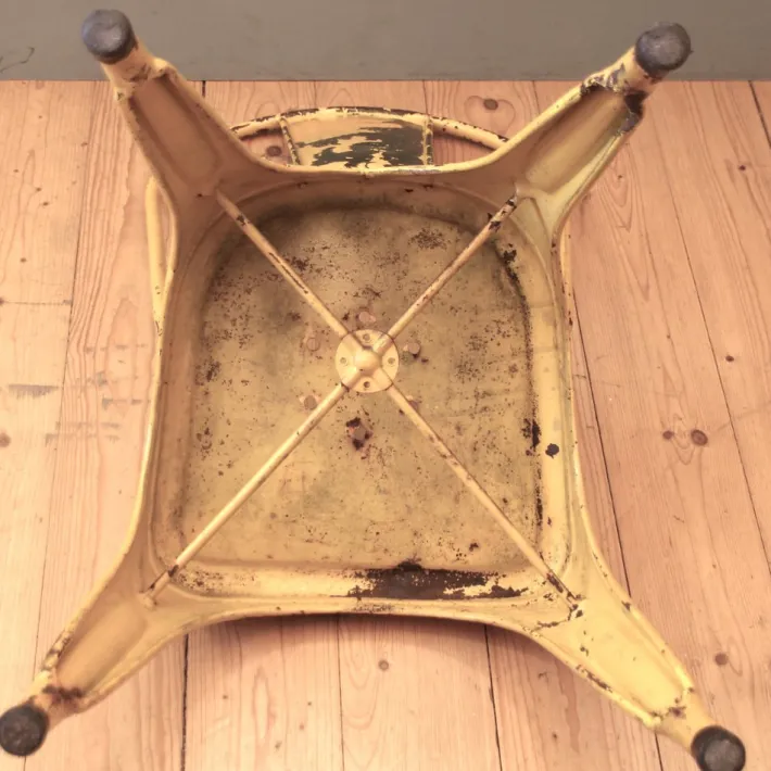 Pamono Vintage Yellow Chair by Xavier Pauchard for Tolix, 1930s