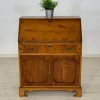 Pamono Vintage Yew & Leather Secretary Online