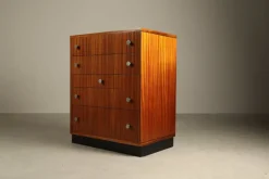 Pamono Vintage Zebrano Chest of Drawers by Alfred Hendrickx for Belform, 1960s Discount