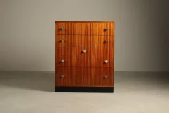 Pamono Vintage Zebrano Chest of Drawers by Alfred Hendrickx for Belform, 1960s Discount