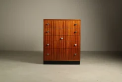 Pamono Vintage Zebrano Chest of Drawers by Alfred Hendrickx for Belform, 1960s Discount