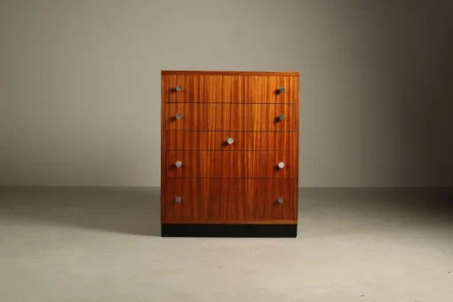 Pamono Vintage Zebrano Chest of Drawers by Alfred Hendrickx for Belform, 1960s Discount