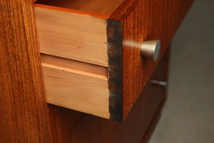 Pamono Vintage Zebrano Chest of Drawers by Alfred Hendrickx for Belform, 1960s Discount