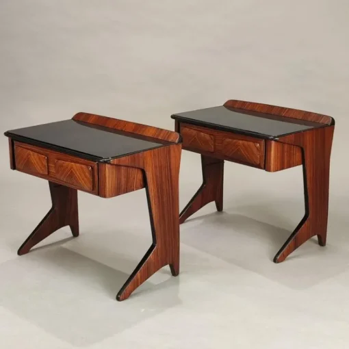 Pamono Vittorio Dassi Bedside Tables, 1950s, Set of 2 Discount