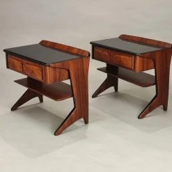 Pamono Vittorio Dassi Bedside Tables, 1950s, Set of 2 Discount