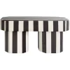 Pamono Viva Stripe Black and White Bench by Houtique Discount