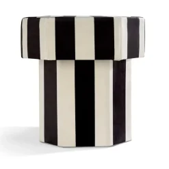 Pamono Viva Stripe Black and White Bench by Houtique Discount