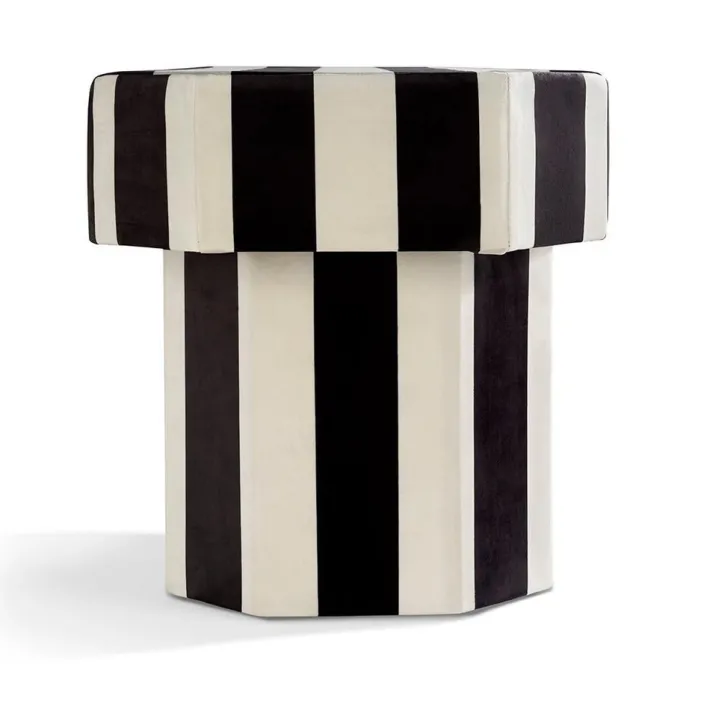 Pamono Viva Stripe Black and White Bench by Houtique Discount
