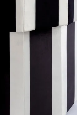 Pamono Viva Stripe Black and White Bench by Houtique Discount