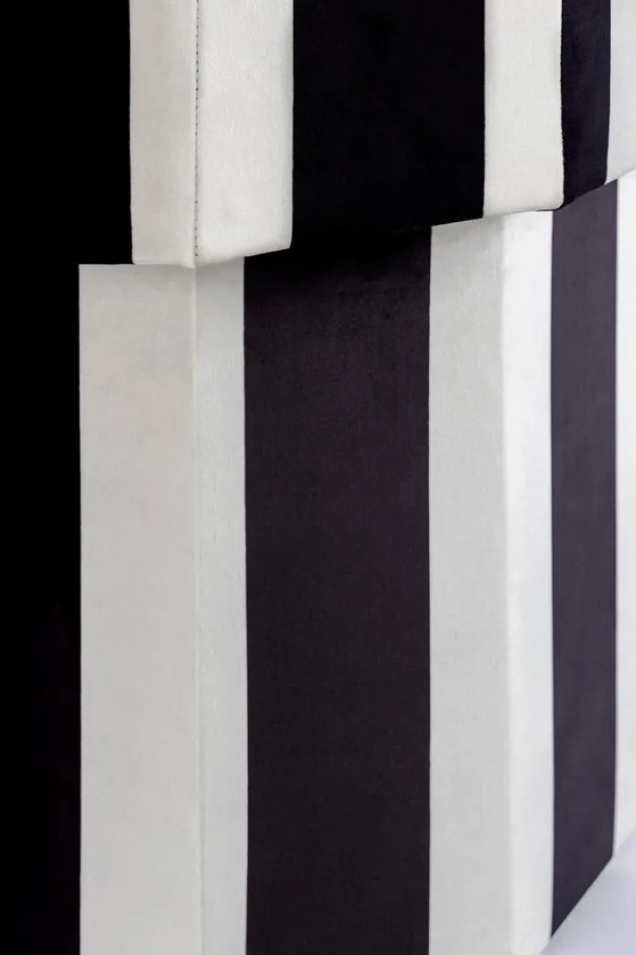 Pamono Viva Stripe Black and White Bench by Houtique Discount