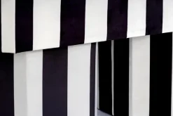 Pamono Viva Stripe Black and White Bench by Houtique Discount