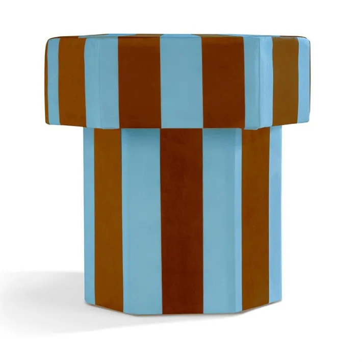 Pamono Viva Stripe Blue and Brown Bench by Houtique New