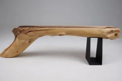 Pamono Wabi-Sabi Bench in Walnut by Logniture Discount