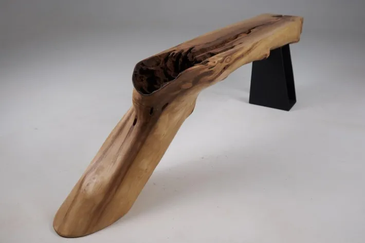 Pamono Wabi-Sabi Bench in Walnut by Logniture Discount