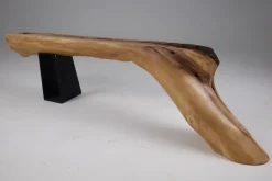 Pamono Wabi-Sabi Bench in Walnut by Logniture Discount