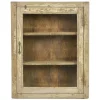 Pamono Wall Display Case in Patinated Wood Outlet