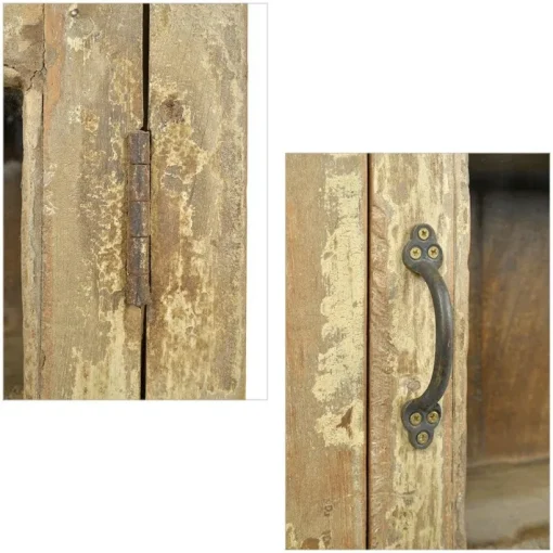 Pamono Wall Display Case in Patinated Wood Outlet