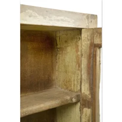 Pamono Wall Display Case in Patinated Wood Outlet