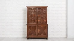 Pamono Walnut Bar Cabinet by Muebles Casas, 1966